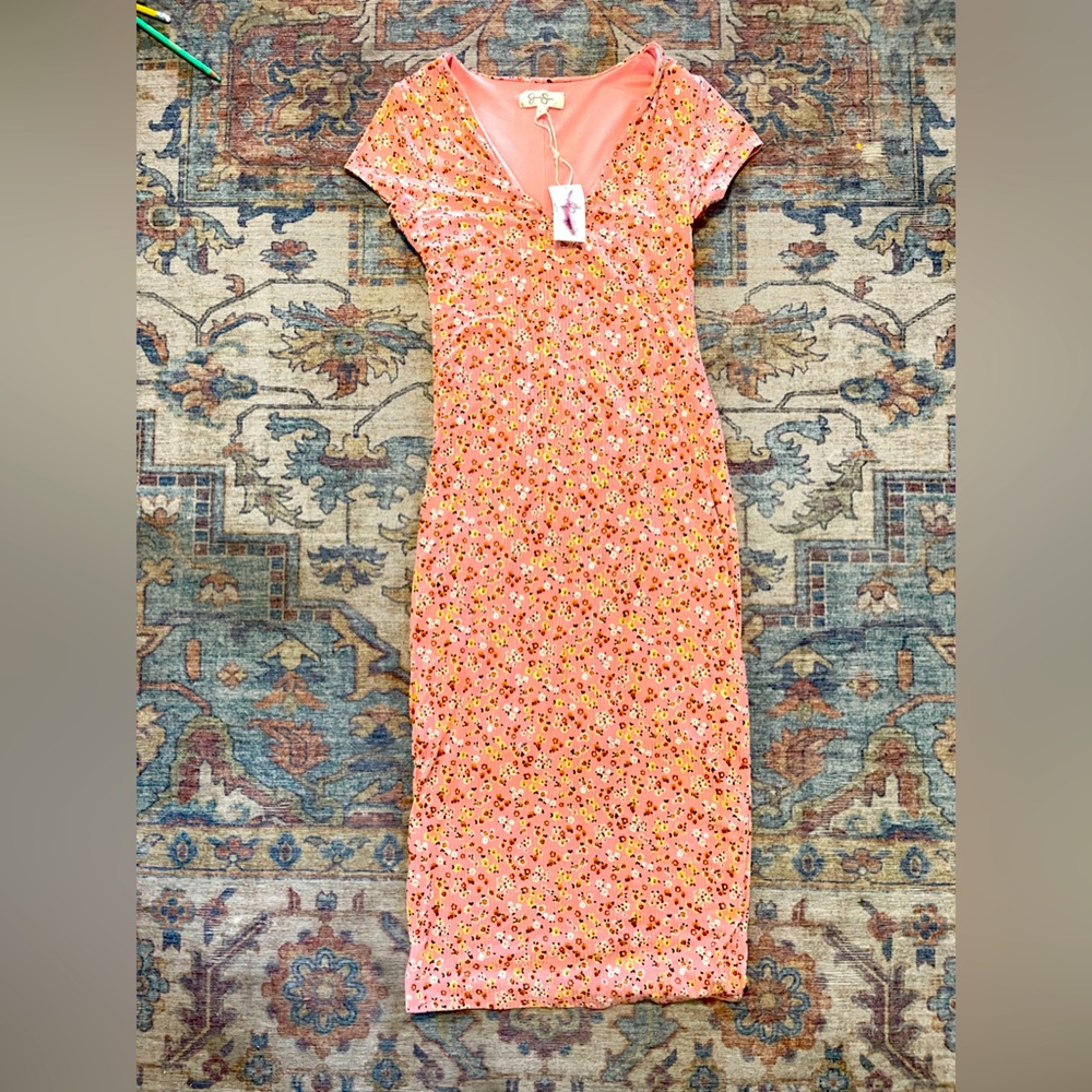 Jessica Simpson Floral Midi
